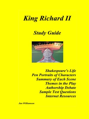 cover image of King Richard II Study Guide